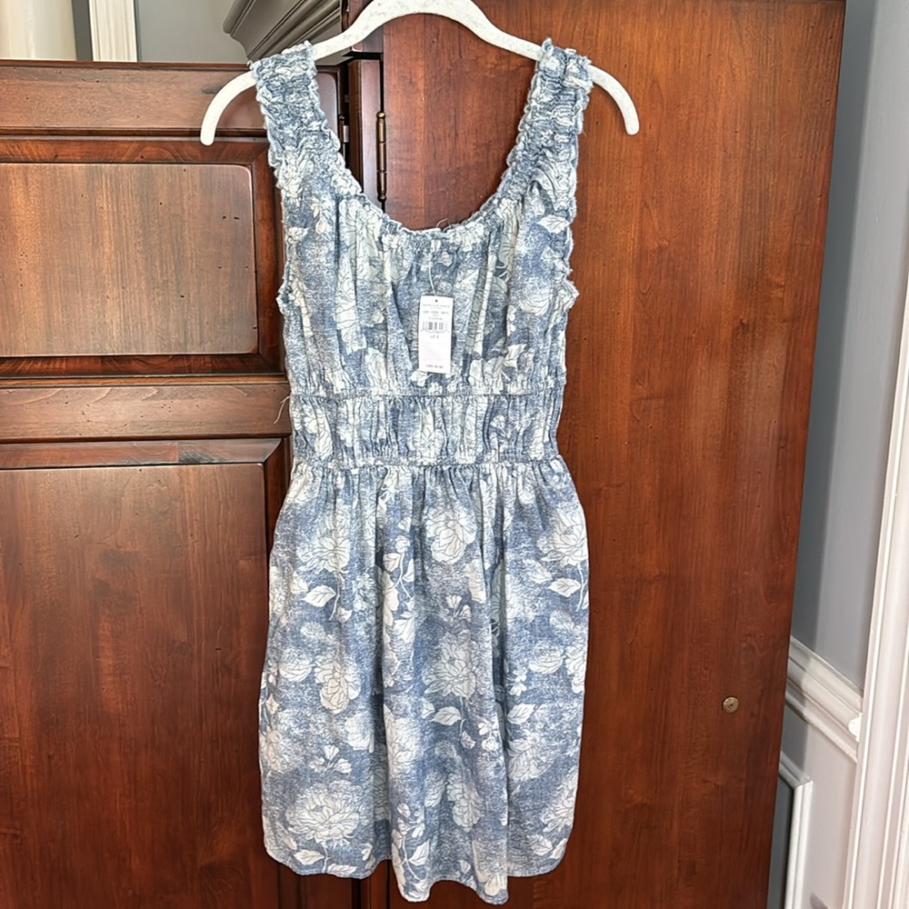 NWT American Eagle Sleeveless Floral Mini Skater Dress - Picture 6 of 10